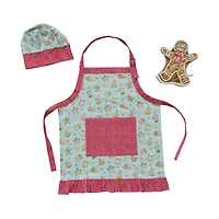 Hello Honey® 24" Gingerbread Man Kids Apron with Chef's Hat & Oven Mitt