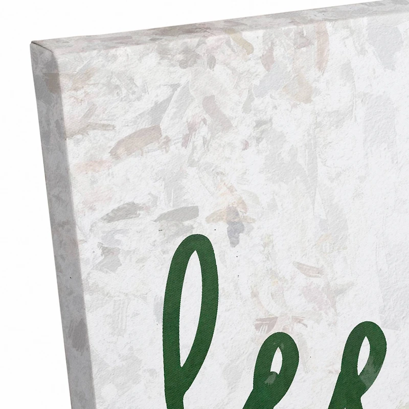 Feeling Lucky Four Leaf Clover Canvas 12" x 18" Canvas Wall Art