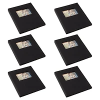 6 Pack: Black Scrapbook Album, 8.5" x 11" by Recollections®
