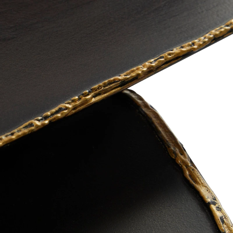 Black Metal Modern Accent Table Set