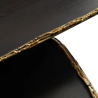 Black Metal Modern Accent Table Set