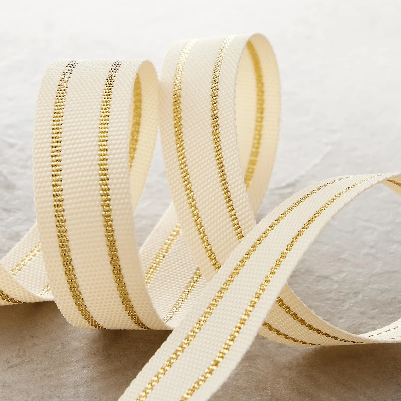 5/8" x 5yd. Ticking Striped Grosgrain Ribbon by Celebrate It