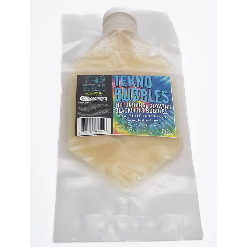 Atomic Bubbles 64oz. Blue Tekno Bubbles Smart Pouch Refill