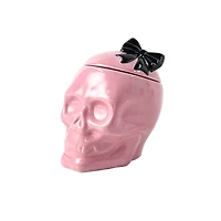 8" Pink Skeleton Ceramic Cookie Jar by Ashland®