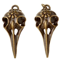 Found Objects™ Bird Skull Charms by Bead Landing™