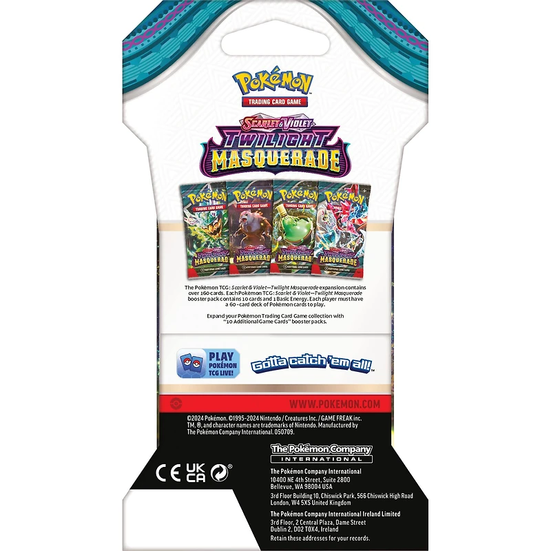 Pokémon™ Trading Card Game Scarlet & Violet Twilight Masquerade Booster Pack