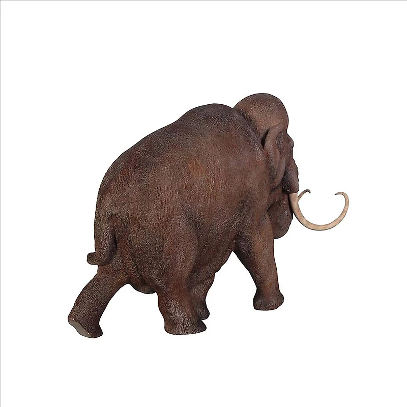 Design Toscano 19" Tall Woolly Mammoth Elephant of the Ice Age Scaled Statue