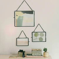 Hello Honey® 3 Pack Black Metal Hanging Photo Frame