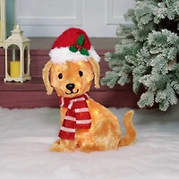 19" Plush Baby Labrador Sculpture