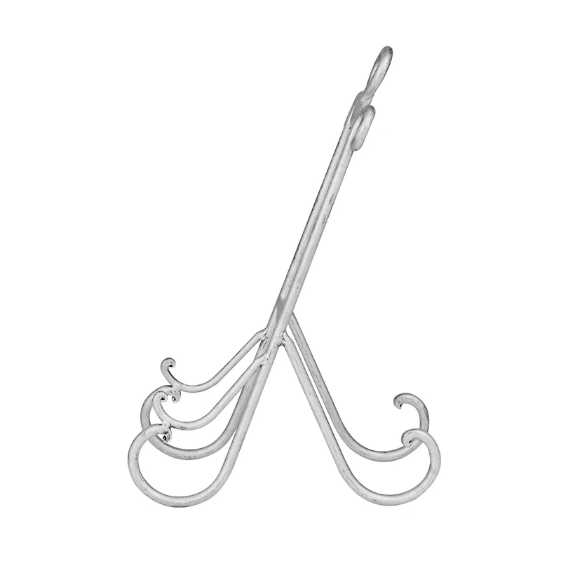 14" Gray Metal Traditional Easel