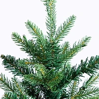 2ft. Pre-Lit Artificial Classic Christmas Tree with 35 Warm White LED Lights in Gold Decorative Planter