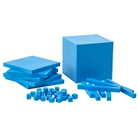 Didax® Base Ten Blocks Small-Group Set, 161 Pieces