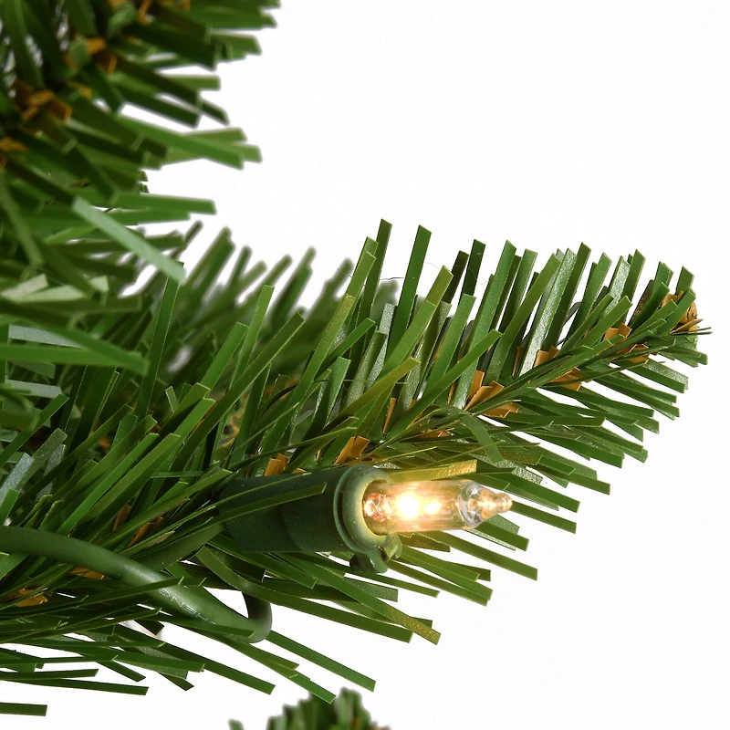 7.5ft. Pre-Lit Peyton Spruce Artificial Christmas Tree, Clear Lights