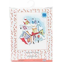 RTO Winter On The Roofs Counted Cross Stitch Kit