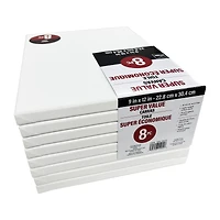 4 Packs: 8 ct. (32 total) 9" x 12" Super Value Canvas by Artist's Loft®