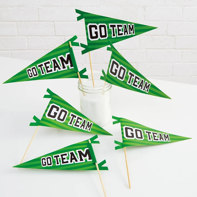Go Team Paper Flags, 6ct. by Celebrate It™