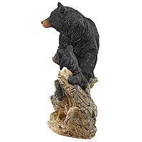Design Toscano 16" Controlling the Cubs Mother Black Bear Statue