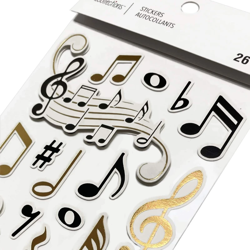 Music Dimensional Stickers by Recollections™