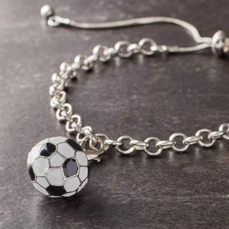 12 Pack: 3D Soccer Charm by Bead Landing™