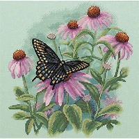 Dimensions® Butterfly & Daisies Counted Cross Stitch Kit
