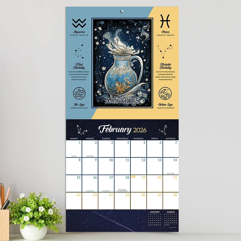 2026 Astrology Wall Calendar