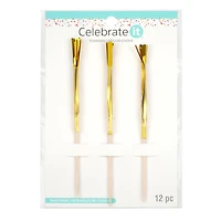 Gold Burst Cupcake Toppers, 12ct. by Celebrate It®