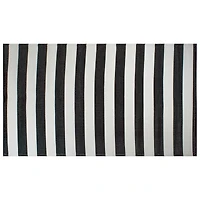 DII® Black & White Stripe Outdoor Rug, 4ft. x 6ft.