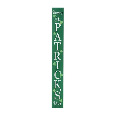 Glitzhome® 60'' Wooden ''Happy St. Patrick's Day'' Porch Sign
