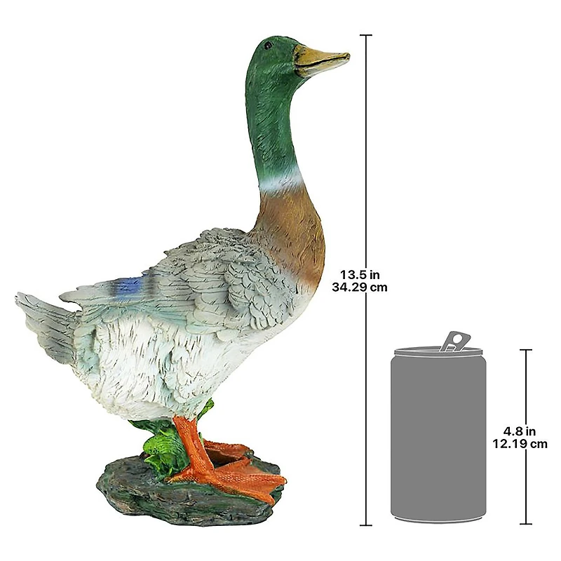 Design Toscano 13" Mallard Duck Statue
