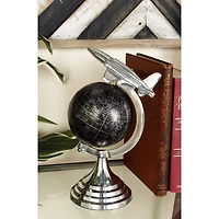 12" Silver Aluminum Glam Globe