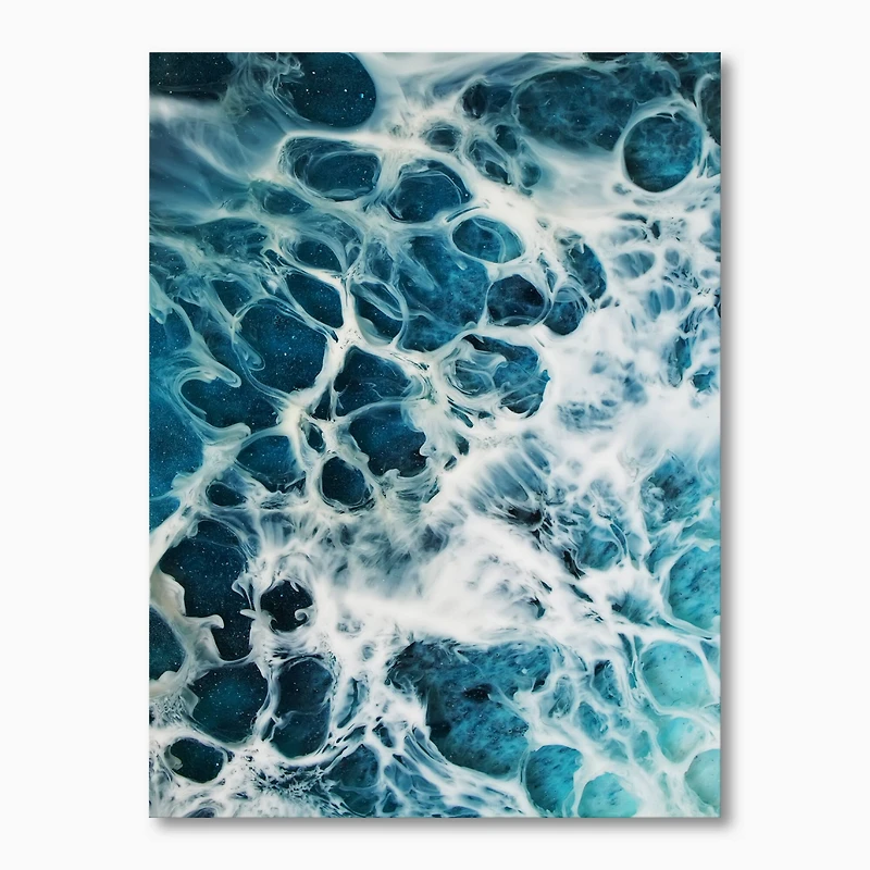 Designart - Waves Epoxy ResIn Art IV