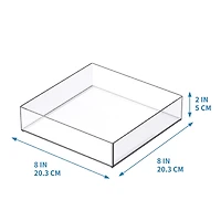 8" x 8" Clear Stacking Storage Tray by Simply Tidy™