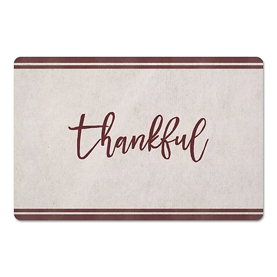 Thankful Stripes Floor Mat