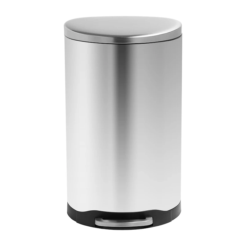 Honey Can Do 40L Soft-Close Stainless Steel Trash Can