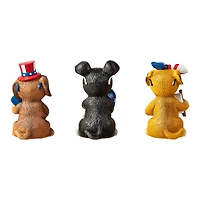 Glitzhome® Patriotic Americana Dog Table Décor Set