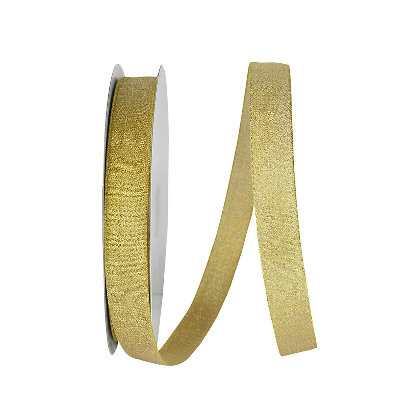The Ribbon Roll 7/8" x 100yd. Metallic Shimmer Lamé Ribbon