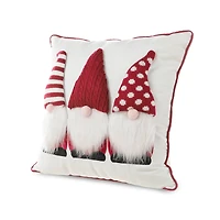 Glitzhome® 3D Heavy Knitted Gnome Pillow