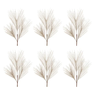 2ft. Silver Long Needle Pine Spray, 6ct.