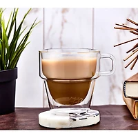 JoyJolt® Stoiva Stackable Double Wall Glasses, 8ct.