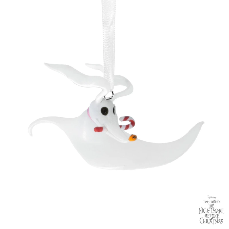 Hallmark The Nightmare Before Christmas 2.25" Zero with Candy Cane Ornament