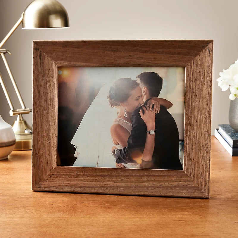 Expressions™ 8" x 10" Walnut Wide Scoop Frame by Studio Décor®