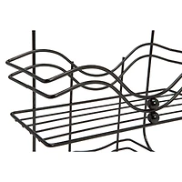 Bath Bliss Ocean Design Black Onyx Shower Caddy
