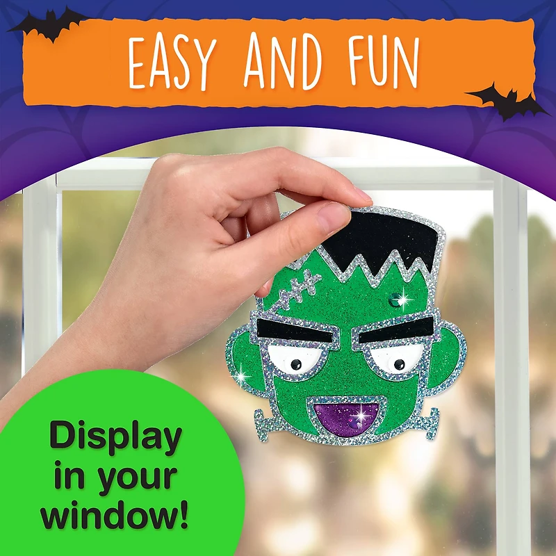 Creativity for Kids Halloween Easy Sparkle Window Art Kit