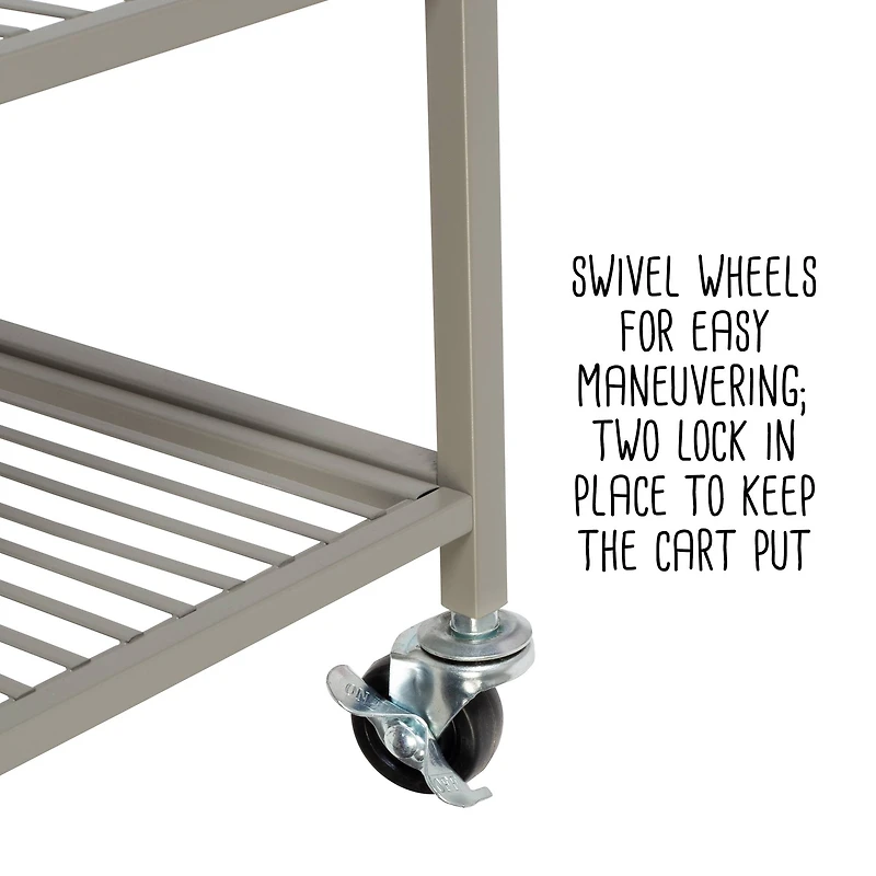 Honey Can Do 5-Tier Rolling Bathroom Storage Cart