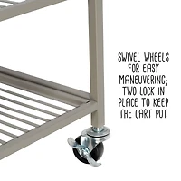 Honey Can Do 5-Tier Rolling Bathroom Storage Cart