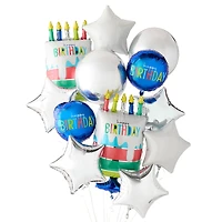 Modern Birthday Foil Balloon Bundle