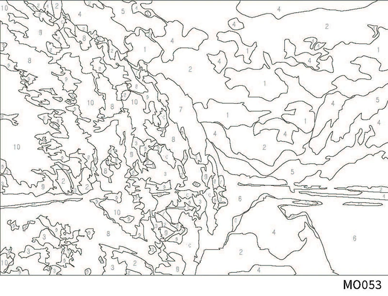 Mountain Paint-by-Number Framed Mini KIt by Artist's Loft®