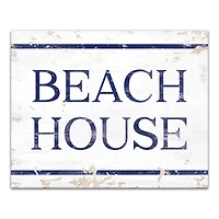 Beach House Canvas Wall Art