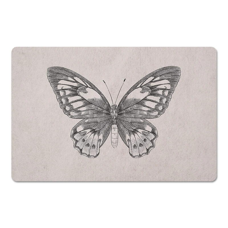 Butterfly Ink 18" x 27" Floor Mat