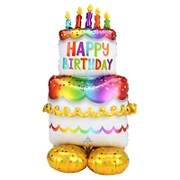 AirLoonz® 53" Birthday Cake Foil Balloon
